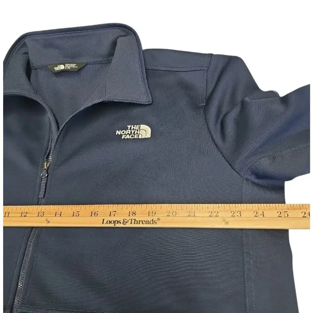 The North Face WindWall Jacket Mens XL Navy Blue Full Zip Soft Shell Outdoor